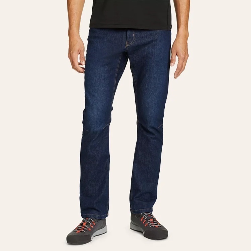 Eddie Bauer Jeans Mens 38 X 32  Slim Fit Specially Dyed Denim Dark Blue